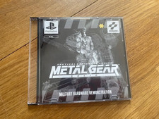 Metal Gear Solid Military Hardware Demonstration  NOT FOR RESALE DEMO DISC PS1