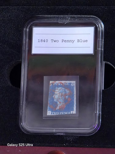 1840 penny blue - penny, stamp,