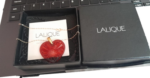Lalique pendant necklace - ,