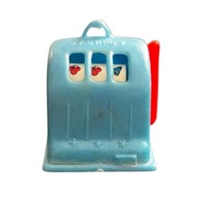 Vintage Westward Ho Casino Toy Slot Machine Keychain Old Vegas Collectible