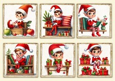 Christmas card toppers for