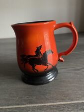 Vintage Red Flambé SylvaC Wild Horse Mug Very Rare