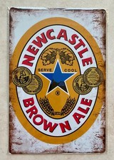 NEWCASTLE BROWN ALE METAL