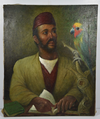 Vintage art painting - art, moroccan