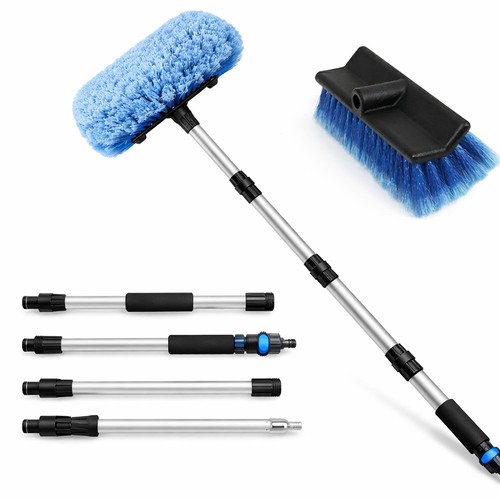Telescopic car wash brush - telescopic, 65"