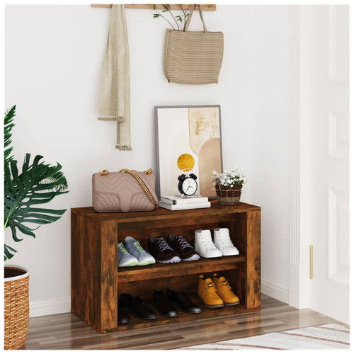 Shoe storage bench smoked oak - bench,