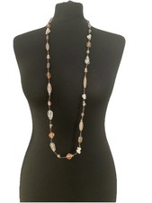 Next  Glass Beaded necklace in shades of Brown 