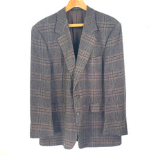 Aquascutum Check Wool Blazer