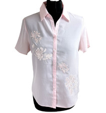 BHS Embroidered Pink Shirt
