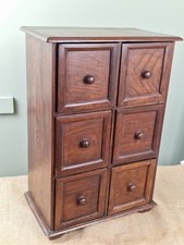 Vintage Wooden Table Top Bank