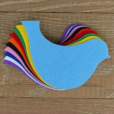10x 3mm Felt Simple Bird Craft