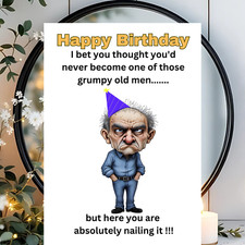 Funny Birthday Card Fathers