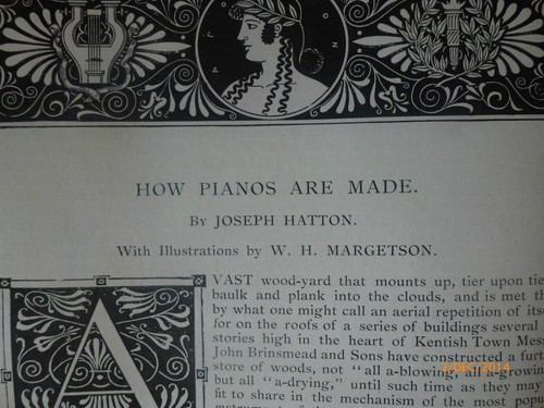 Piano making pianos brinsmead - making,