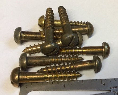 X14 brass round head - brass,