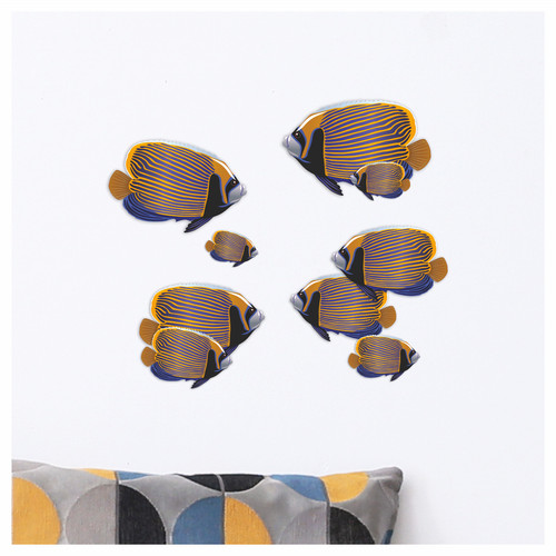 Tropical fish vinyl art - vinyl,