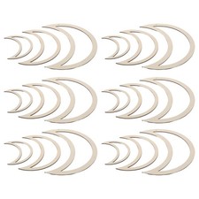  18PCS Macrame Hoops: Wooden