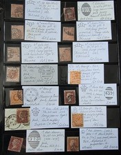 GB QUEEN VICTORIA, EDWARD, GEORGE, SMALL COLLECTION OF STAMPS USED (M16) 