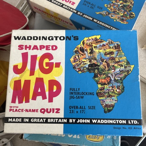 Waddingtons shaped jig map - waddingtons,