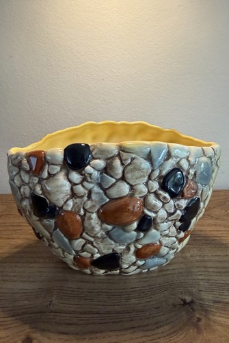 Vintage sylvac pebble - pebble, vase