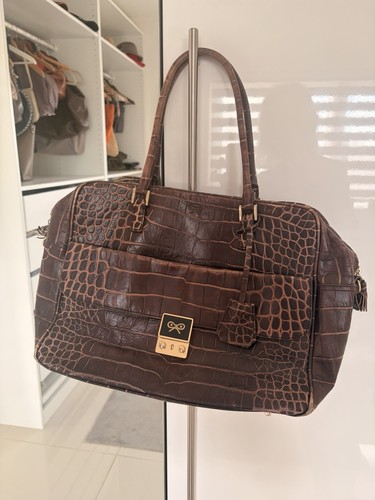 Anya hindmarch leather tote - hindmarch,