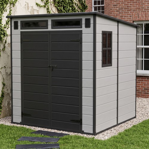 6x6ft plastic garden shed - 6x6ft,