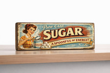 Vintage style Sugar wooden