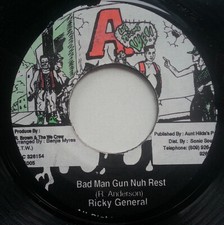 Ricky General - Bad Man Gun Nuh Rest (7")