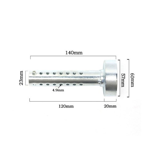 New 60mm silver motorcycle - silver,