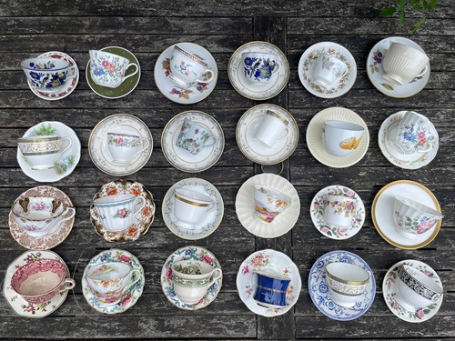 Assorted vintage china mix - china,