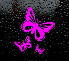  BUTTERFLY TRIPLE DECAL LOGO