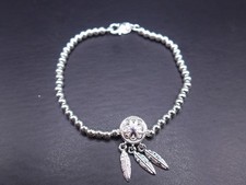 Silver Hollow Ball Bead