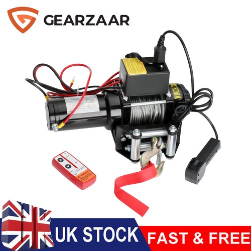 12v electric winch with - with, wired