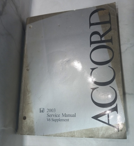 2003 honda accord service - 2003,