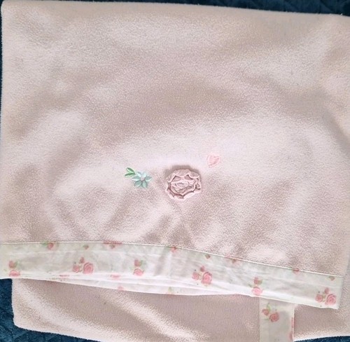 Mothercare pink fleece - mothercare, cot