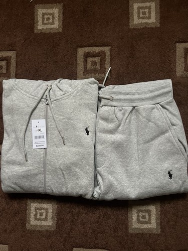 Grey ralph lauren tracksuit