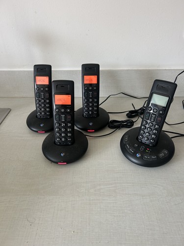Quad cordless phones with - bt,