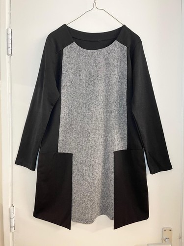 Fashionable design black midi - fashionable,