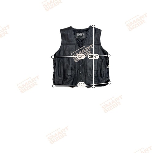 Vintage leather vest - vest, mens