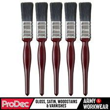 Prodec One Inch Paint Brushes 1" 25mm Mixed Bristle Paint Brush Set Small Brush