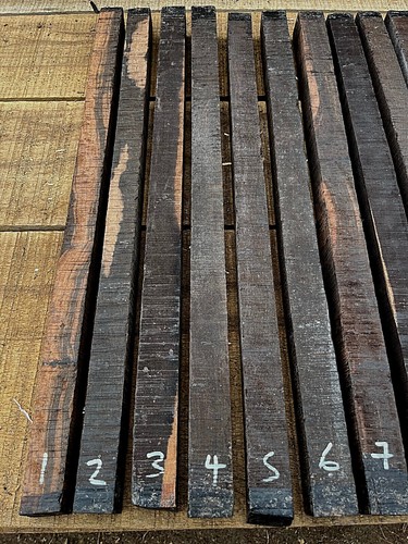 Indian ebony turning - ebony, spindle