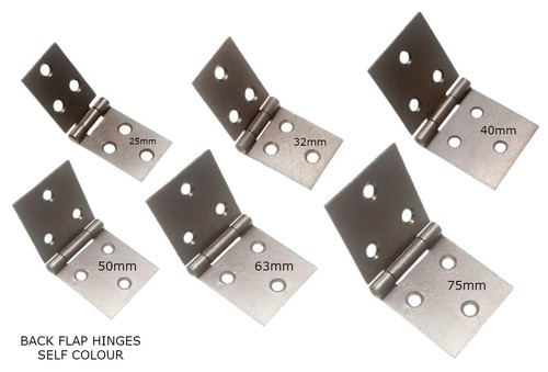 Back flap hinges steel - flap,