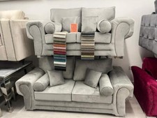 Verona 3&2 Seater Set | Silver