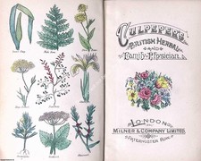 CULPEPER'S BRITISH HERBAL AND