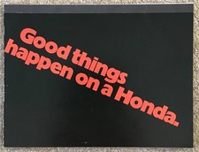 HONDA USA MOTORCYCLES RANGE 1974 Sales Brochure Cycle World Supplement