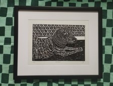 Black Dog Greyhound Lurcher