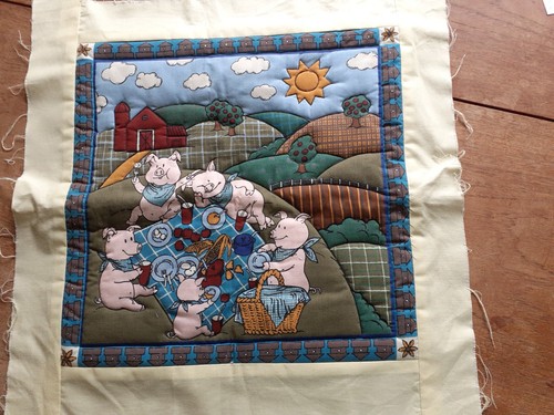 Cushion cover front quilted - cushion,