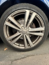 AUDI A3 8V S LINE 4 x 18" ALLOY WHEELS SET GENUINE AUDI 8V0601025BL 2013 -2020