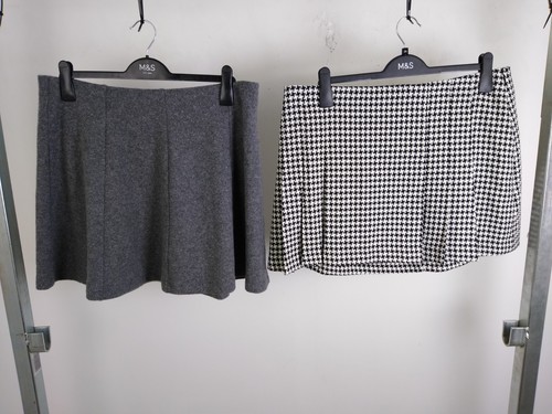 Womens 2pcs mini skirts - mini,