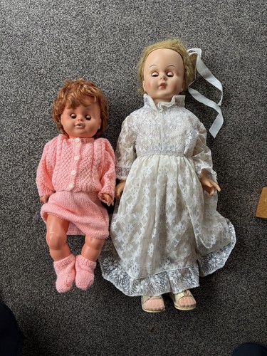 Pair vintage dolls with - vintage,