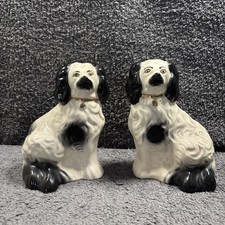 Pair Beswick King Charles Spaniel Dog - No. 1378-6 (L + R) - 5.75"